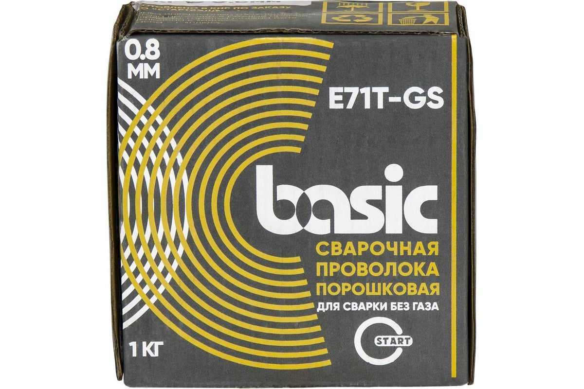 Проволока сварочная порошковая Basic E71T-GS 0.8 мм, 1 кг START STB7108 .
