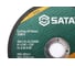 Диск отрезной по металлу Sata 150х1.6х22.23мм, 41A60RBF, плоский, электрокорунд, среднее зерно 55050 8