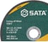 Диск отрезной по металлу Sata 180х1.6х22.23мм, 41A60RBF, плоский, электрокорунд, среднее зерно 55054 8