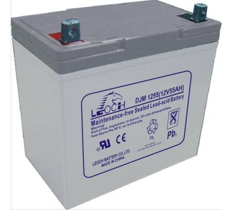Аккумулятор для ИБП Leoch DJM1255 12В, 55 Ач УТ-00000570