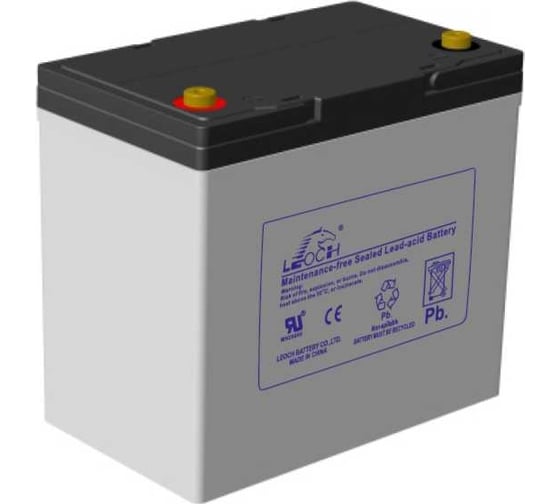 Аккумулятор для ИБП Leoch DJM1255 12В, 55 Ач УТ-00000570