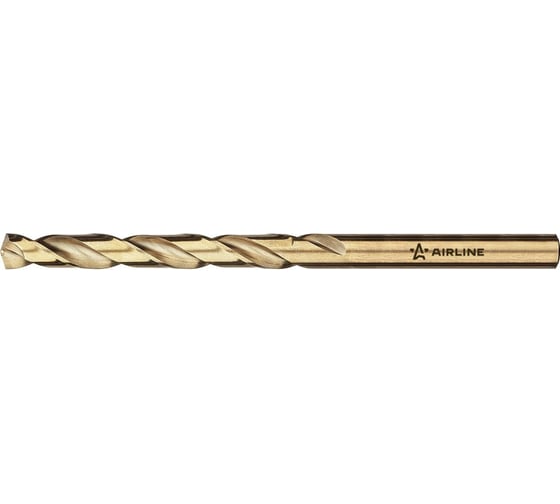 Сверло по металлу AIRLINE 3.2х65мм HSS-Co5% КОБАЛЬТ PRO (сталь P6M5К5) (10 шт) ADBT322