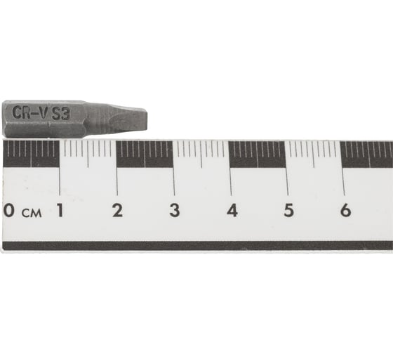 Биты квадратные (108 шт; S3; 3.5x3.5x25 мм; CrV; хвостовик С1/4") CNIC 55133