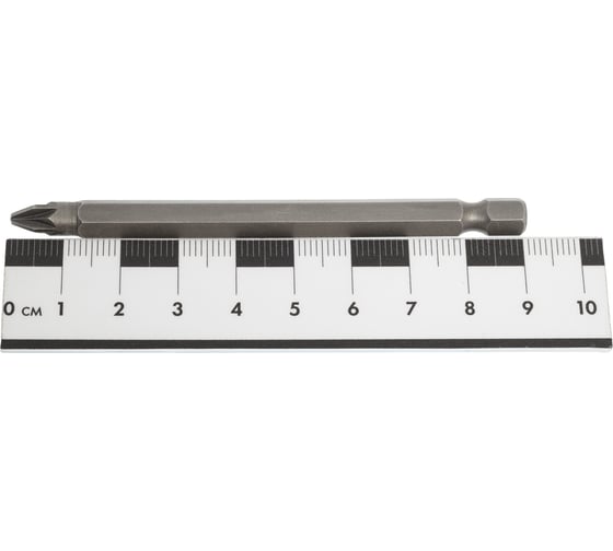Бита крестовая (10 шт; РZ2x90 мм; CrV; хвостовик Е1/4") CNIC 56796