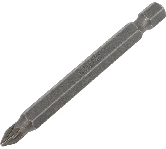 Бита крестовая (10 шт; РZ1x70 мм; CrV; хвостовик Е1/4") CNIC 56791