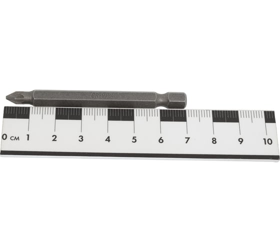 Бита крестовая (10 шт; РZ1x70 мм; CrV; хвостовик Е1/4") CNIC 56791
