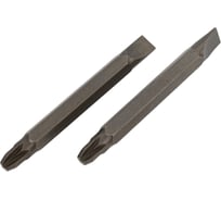 Биты комбинированные (2 шт; РZ3-SL6.5x1.2x60 мм; S2; хвостовик C1/4") CNIC 56909