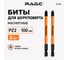 Биты магнитные RAGE S2 3rd generation PZ2 x 100 мм 2 шт 554454 2