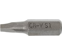 Биты квадратные (108 шт; S2; 3x3x25 мм; CrV; хвостовик С1/4") CNIC 55132