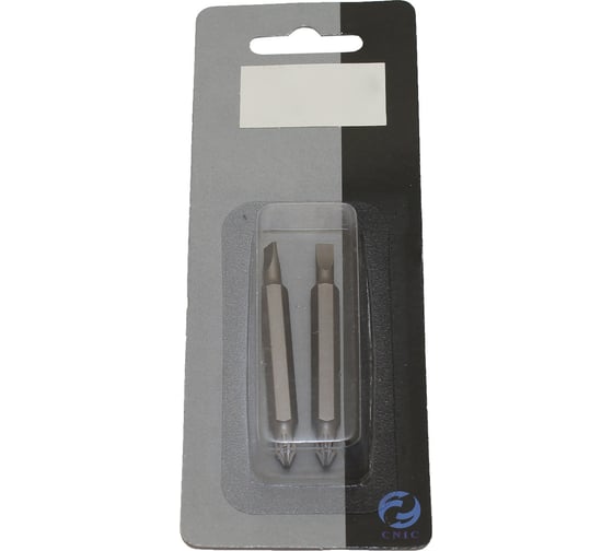 Биты комбинированные (2 шт; РZ1-SL4.5x0.6x60 мм; CrV; хвостовик C1/4") CNIC 56910
