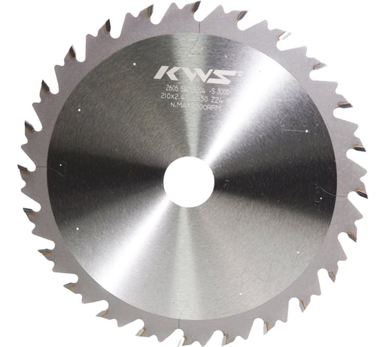 Диск пильный KWS 210*30*2.4/1.6*24T W 3000 TFKU01051