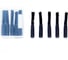 Комплект кистей из углеволокна C-WELD L50, 10 шт в кейсе, М6(внутр) CWL50-m6f(10) 2