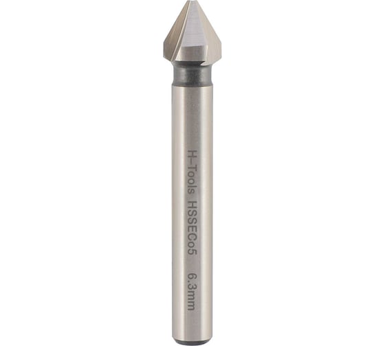 Зенковка H-Tools 60гр. 6.3мм HSSE-Co5 3z DIN334C L-45мм 896063EHT