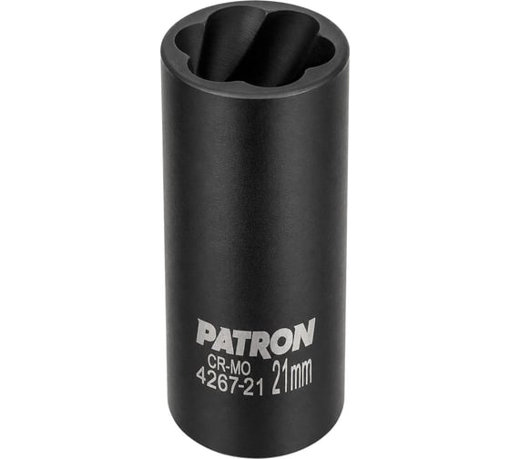Головка ударная двухсторонняя Patron 1/2, 21мм (6гр.) P-4267-21(62575)