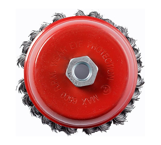 Кордщетка для МШУ 830601 (125 мм; М14; чашеобразная витая) REDVERG 6665365 1