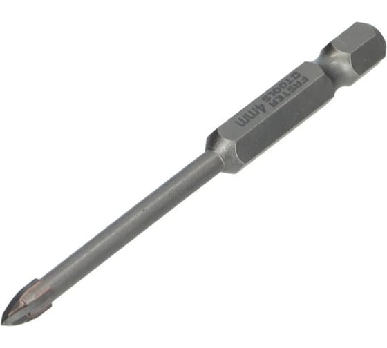 Сверло FASTER TOOLS для стекла и плитки, 4-лезвийное, 4.0 мм, длина 73 мм FT228-06
