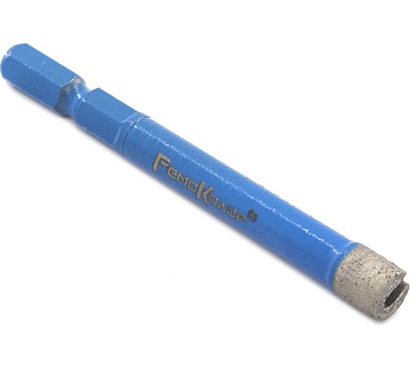 Коронка алмазная по стеклу и керамограниту (12x35 мм; 6-гранный хвостовик) РемоКолор 35-4-304