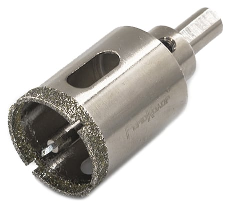 Коронка алмазная с центрирующим сверлом по стеклу и керамограниту (25x67 мм) РемоКолор 35-4-425