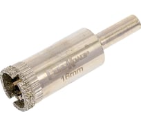 Коронка алмазная по стеклу и керамограниту (16x55 мм; цилиндрический хвостовик) РемоКолор 35-4-216