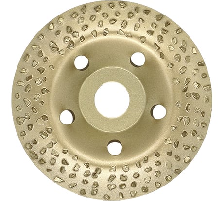 Круг шлифовальный чашечный по дереву (125x22.2 мм; карбид вольфрама; вогнутый; 8 зерно FEPA) РемоКолор 74-0-532