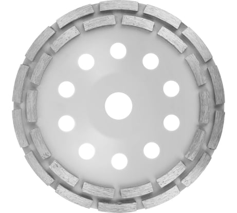 Круг шлифовальный чашечный двухрядный (180х22 мм) РемоКолор 74-0-508