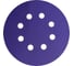 Круг шлифовальный CERAMAX PURPLE FILM 125 мм, 8 отверстий, P220, 10 шт 1CRX0834 1
