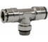 Фитинг цанга тройник PI TOOLS Т 10-8-10мм, артикул 4011 1