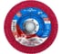 Круг лепестковый торцевой закругленный BlueShark (125х22.2 P60) КЛТ № 696, керамический корунд, 68 леп. по нержавейке и тв. сплавам, 27696 3