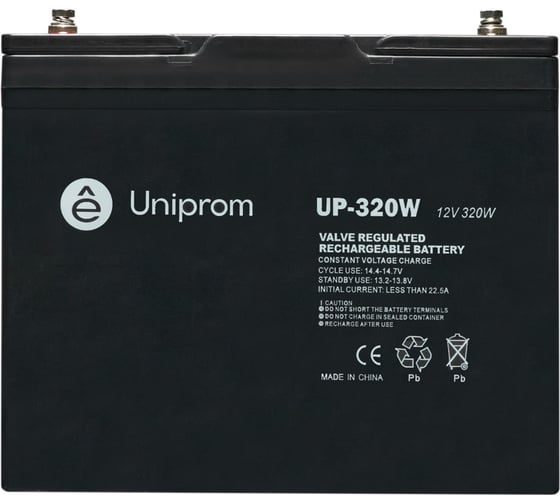 Батарея свинцово-кислотная Systeme Electric Uniprom, 75 Ач, 12 лет UP-320W