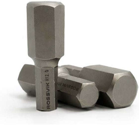 Бита ROSSVIK HEX H12.0, 36 мм, 5/16, сплав S2 (10шт в коробке) 8036H120