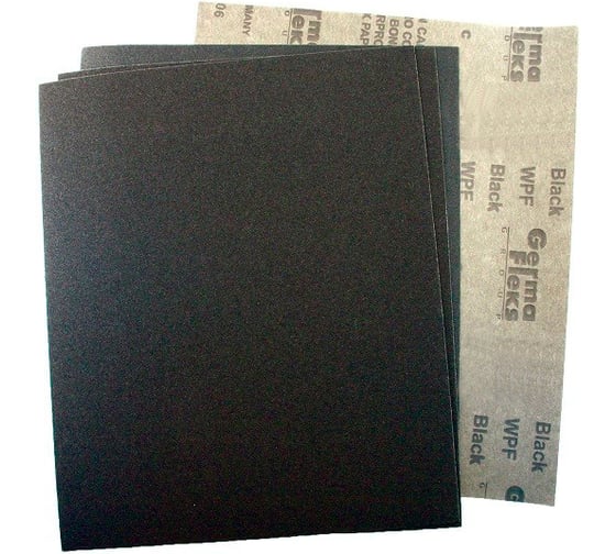 Лист шлифовальный Plexpart бумага с латексом 230/280 P240 карбид кремния черный 50 шт 019-01-040P