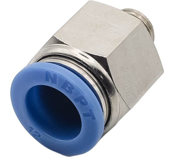 Фитинг пневматический NBPT PC 12-M12х1.75-G 1шт 807474