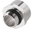 Фитинг металлический Weyer ADM-P13.5/M20х1.5 - коннектор переходник форма В, никелированная латунь, нар. P13.5, внутр. M20х1.5, -40C-+100C WE9201900 1