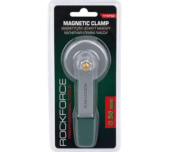 Магнит с клеммой Rockforce масса 50мм RF-115T50(66299)