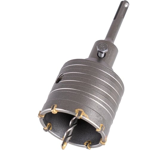 Коронка буровая СИЛАЧ 65мм, SDS plus, в сборе 028387