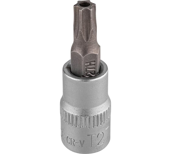 Головка-бита Rockforce TORX 1/4, T27H c отверстием RF-3273227(65230)