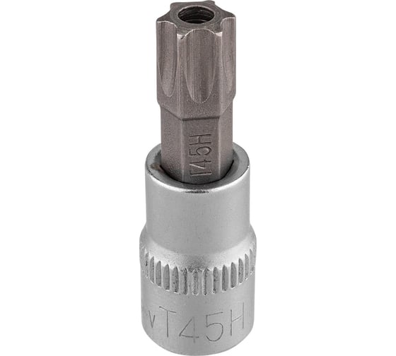 Головка-бита Rockforce TORX 1/4, T45H c отверстием RF-3273245(65234)