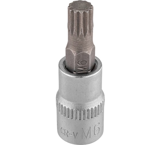 Головка-бита Rockforce 12-гранная 1/4, M6 RF-3283206(65237)
