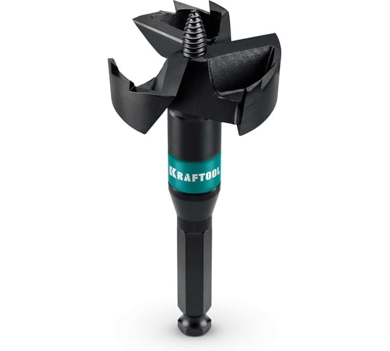 Сверло по дереву самоврезающееся KRAFTOOL SELF FEED d 54 мм 29951-54
