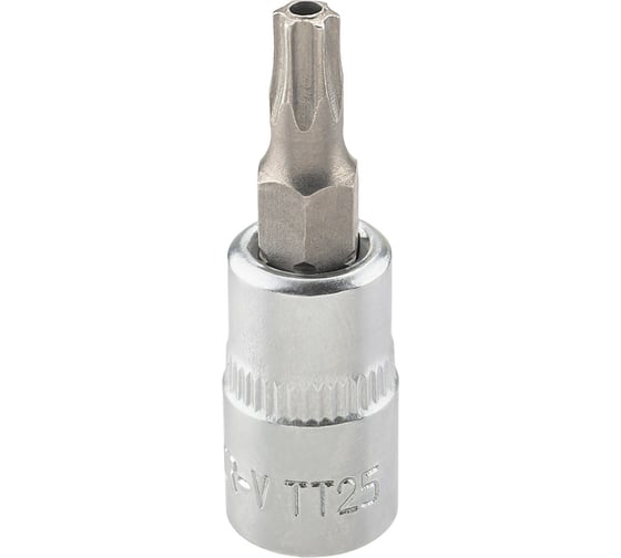 Головка-бита JCB TORX T25H c отверстием, 1/4 JCB-3273225(63872)