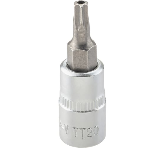 Головка-бита JCB TORX T20H c отверстием, 1/4 JCB-3273220(63871)