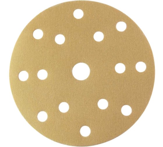 Круг шлифовальный PremFix Ceramic Gold Velcro P400 (150мм/15 отв), упак. 100 шт B6561400
