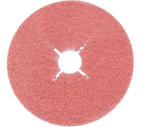 Круг шлифовальный PremFix Ceramic Fiber с вырезами P60 (125х22мм/фибра), упак. 50 шт 541251602