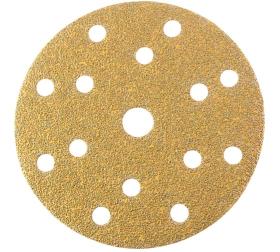 Круг шлифовальный PremFix Ceramic Gold Velcro P220 (150мм/15 отв), упак. 100 шт B6561220