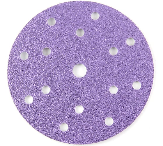 Круг шлифовальный PremFix Ceramic Velcro P40 (150мм/15 отв), упак. 50 шт BT776140