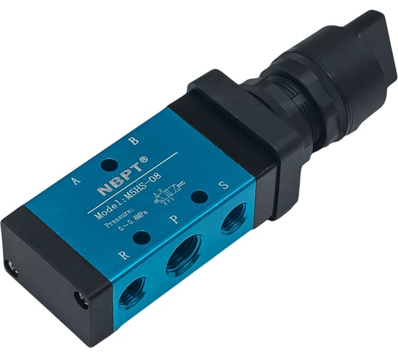 Пневмораспределитель NBPT с ручным управл. M5HS-08, арт. 808419