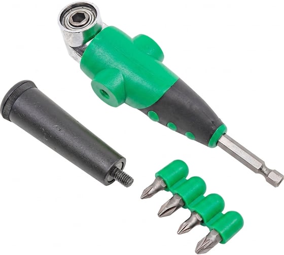 Адаптер-переходник угловой Rockforce под шуруповерт 1/4 RF-04631(68699)