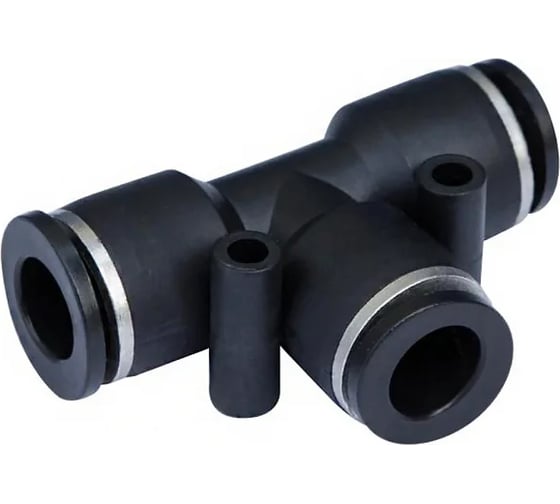 TФитинг цанговый Т-образный TITAN LOCK, 16 мм, пластик, тип PUT, TLP-PUT16
