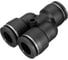 Фитинг цанговый Y-образный TITAN LOCK, 16 мм, пластик, тип PY, TLP-PY16 1