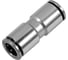Фитинг цанговый прямой TITAN LOCK, 16 мм, нерж.сталь, тип PUC, TLP-PUC16SS 1